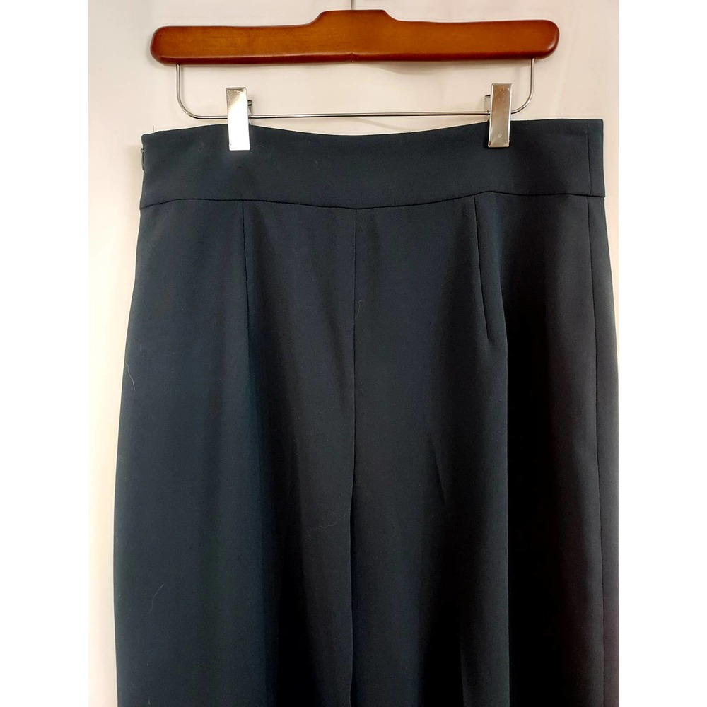 Zara Woman Dark Green wide leg ankle Pants